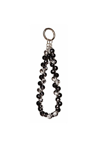 lemontti Snur de mana pentru telefon Crystal Aurora, 30cm, Negru