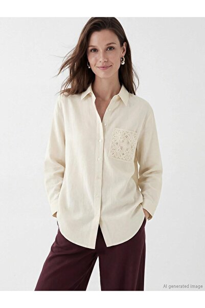 LC Waikiki Linen Blend Women's Shirt Tunic (S6)