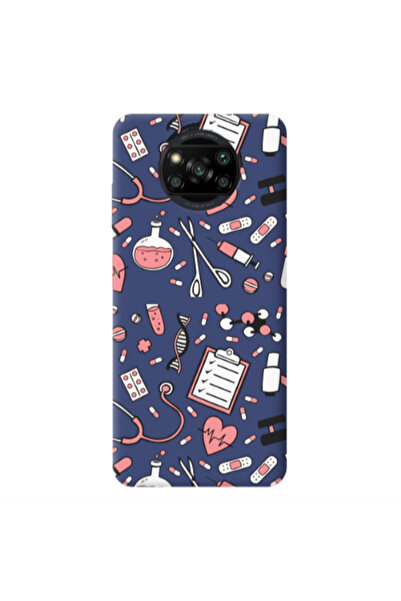 Other Xiaomi Poco X3 /X3 Pro Laboratory Dark blue Colored Silicone TPU Θήκη