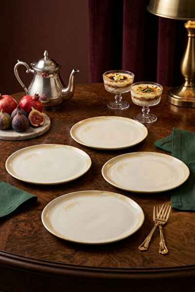 Keramika Sardes Pasta Plate 22 cm 4 Pieces