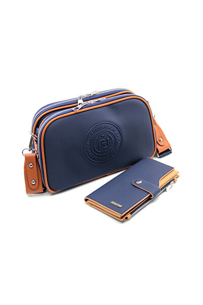 Just Polo Montero Women's Shoulder Bag Double Zipper Multi-Compartment Wallet...