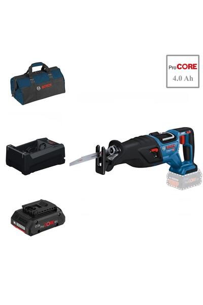 Bosch GSA 185-LI 1x4 Ah ProCORE Akülü Panter Testere Bez Çantalı