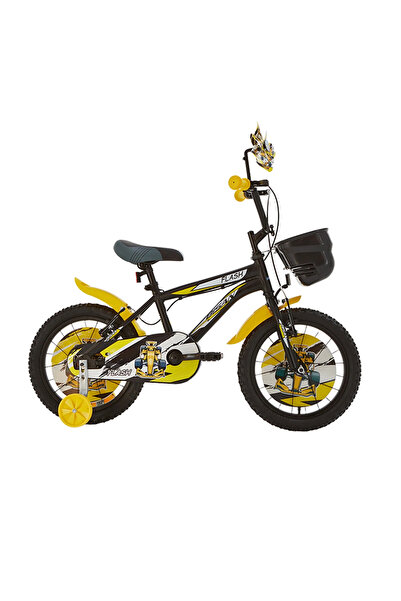 Bisan FLASH ERKEK ÇOCUK BİSİKLETİ 26CM V 16 JANT MAT SİYAH SARI