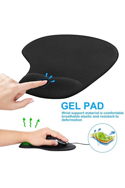 Touch Me MOUSE PAD WITH GEL WRIST SUPPORT
