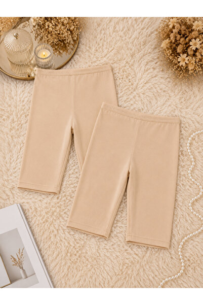 ROZELT Women's Clothing Skin Cotton & Modal 2-Piece Above-Knee Leggings