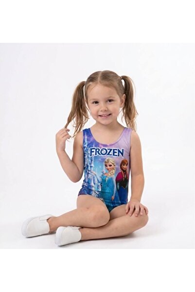 Mother Choise Girl's Frzn Uv Protected Special Production Swimsuit