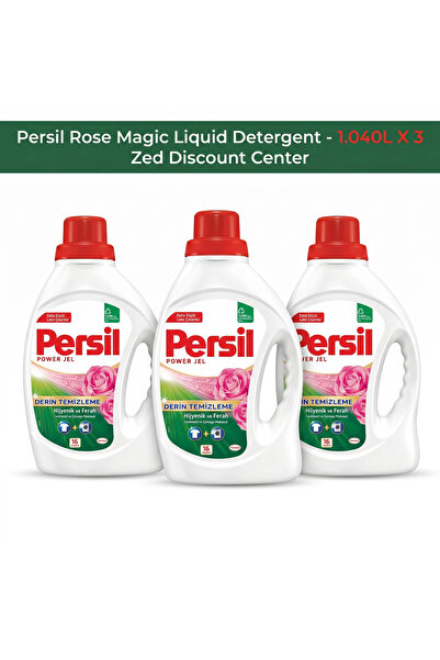 Persil Detergent lichid Rose Magic pentru articole albe - 1.040L X 3 (Total: ...