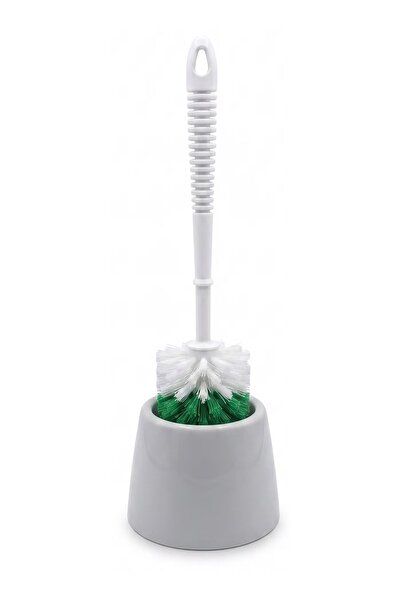 Generic Nabco Toilet Brush with Holder - White