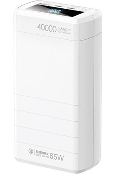 Remax Dinba Power Bank 40000mAh 65W με θύρα USB-A και 2 θύρες USB-C Power Del...
