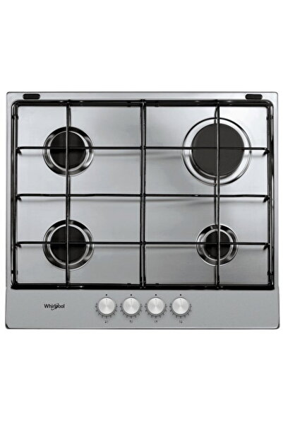 Whirlpool TGML 650 IX, Gaz, 4 zone de gatit, 55 cm, Otel inoxidabil