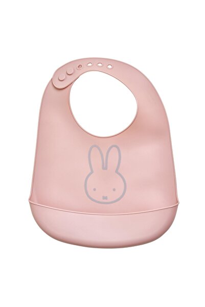 Miffy Ροζ Σιλικονούχο Σαλιάρα Σιλικόνης KOKO