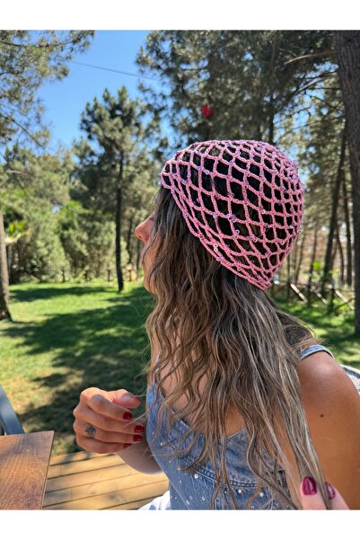 Tuysa Jewelry El Örgüsü Pullu Saç Filesi - Bandana – Yazlık Bohem Tarz