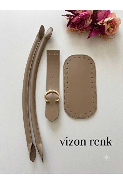 zg hobi aksesuar Artificial Leather Knitting Kit-Pelikan Handle-Base-Cover