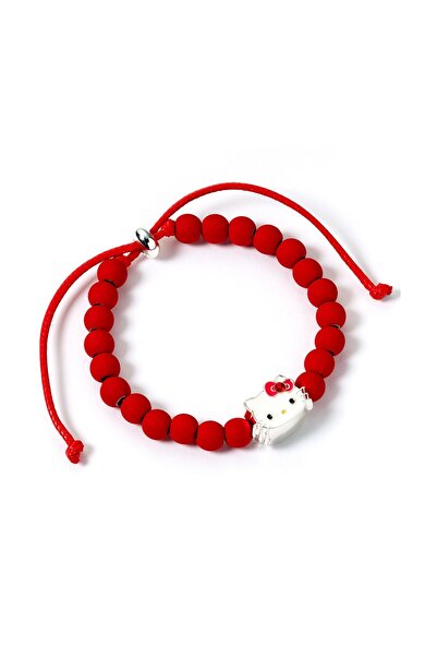 The Carat Shop Ltd Carat Shop Brățară cu mărgele roșii Hello Kitty cu pandant...