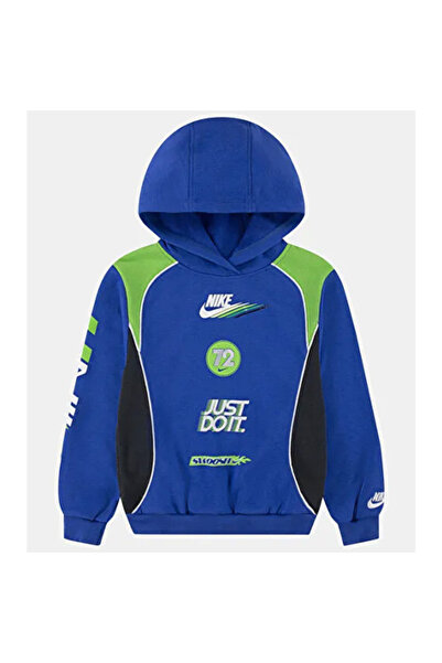 Nike NKB B NSW VICTORY LAP HOODIE Çocuk Mavi Sweatshirts 86N681-U89