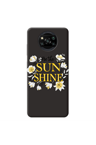 Other Xiaomi Poco X3 /X3 Pro Sun Shine Black Colored Silicone TPU Θήκη