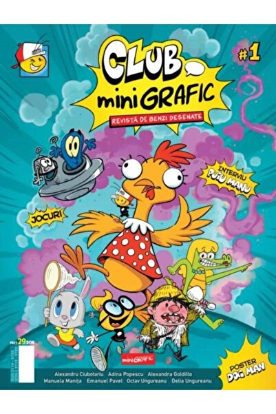 Editura Grafic Revista de benzi desenate Club miniGrafic nr.1, Ad