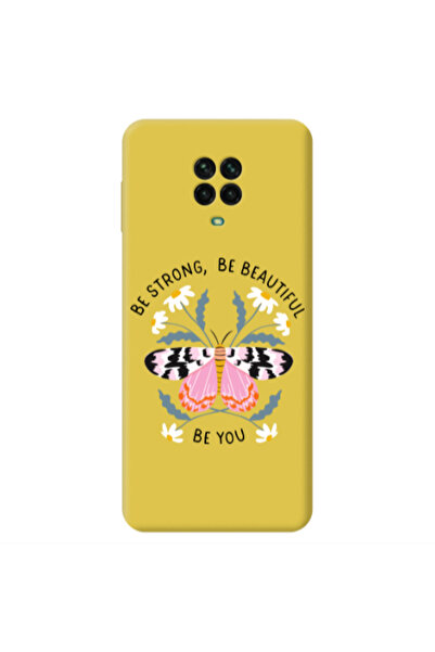 Other Xiaomi Redmi Note 9 Pro Be Strong Yellow Colored Silicone TPU Θήκη