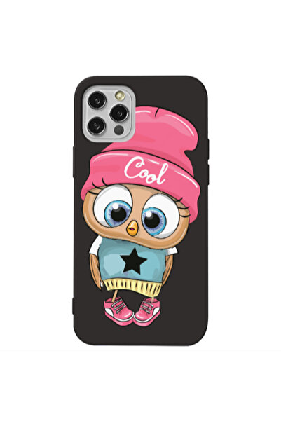 Other Apple iPhone 12 Pro Max Cool Star Black Colored Silicone TPU Θήκη