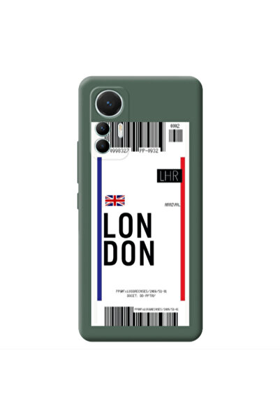 Other Xiaomi Mi 12 Lite London Arrival Dark Green Colored Silicone TPU Θήκη