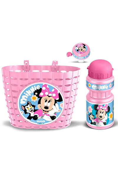 Disney Set trei accesorii pentru bicicleta copii, cos, sonerie si sticla apa,...