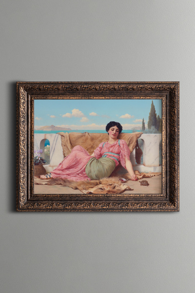 epiqart السلحفاة - لوحة مزخرفة بتصميم عتيق - نموذج سميك