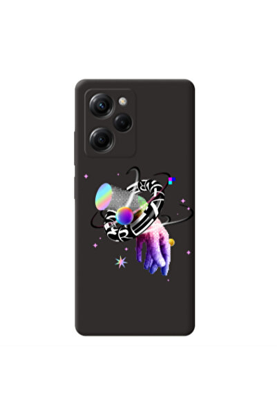 Other Xiaomi Poco X5 Pro Y2k Black Colored Silicone TPU Θήκη
