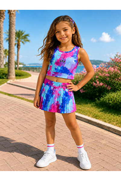 RAPAPA Girl's Colorful Swimsuit Set 26601