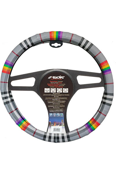 Simoni Racing Κάλυμμα τιμονιού αυτοκινήτου κομψό, διαμέτρου 37-39 εκ., από δε...