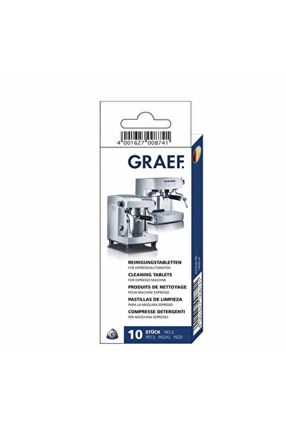Graef Set de 10 tablete de curățare pentru aparatul de espresso, - 145614