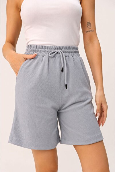 Hira Clothing Pantaloni scurți Bermuda din țesătură Bürümcük, cu croială leje...