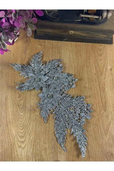 jasmina store 3D Flower Applique with Stones Can Be Sewn on