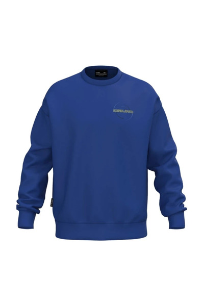 MIZUNO Athletic Crew Neck Men's Sweatshirt Blue