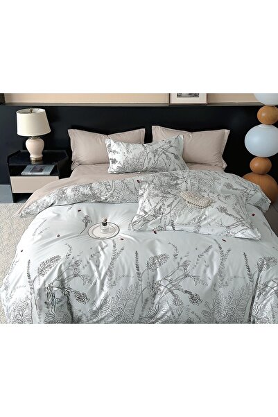CHIRASO Set Lenjerie pat LUX CHIRASO, 7 piese Cearceaf 220x240 și Elastic 180...