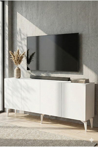 cnyr KA1809B LİPA KONSOL ,TV SEHPASI BEYAZ 180CM