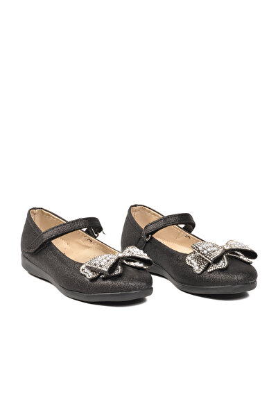Arzen 26A95 F Black Glitter Girls' Ballerinas