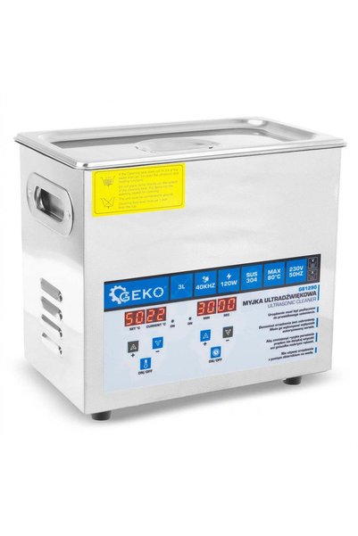 GEKO APARAT DE CURATAT CU ULTRASUNETE 3L 120W -