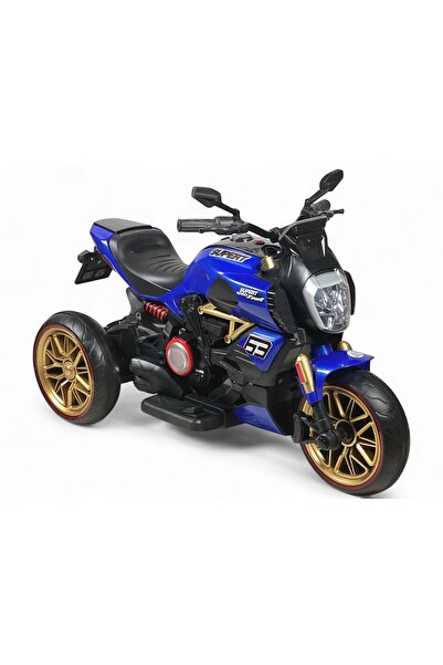 ALBADER 12V Kids Electric Motorcycle Ride-On Motorbike, Dual Motors, LED Ligh...