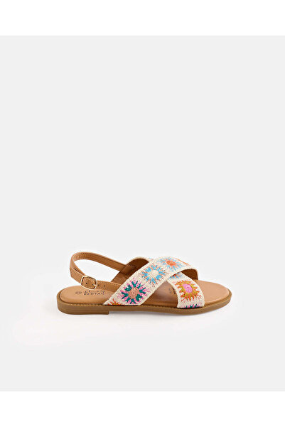 REDTAG Girls Assorted Floral Backstrap Sandals
