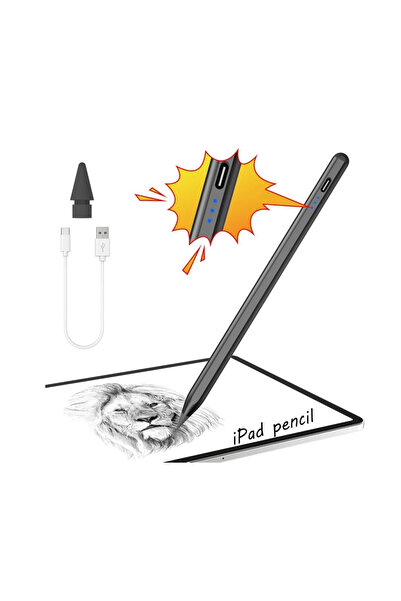 Jshru Stilou pentru iPad Jshru, 16.55 cm x 9 mm, aluminiu, negru