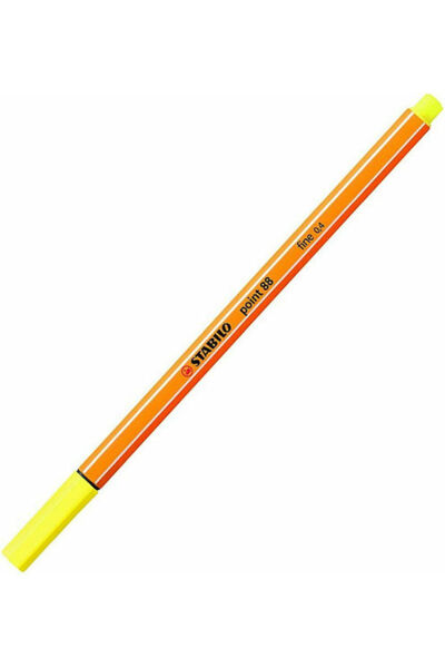 Stabilo Μαρκαδόρος Σχεδίου Point 88 0.4mm Κίτρινο Λεμονί