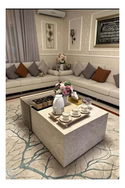 MANAR CORNER طاولة قهوة مفردة مقاس 120*70 سم