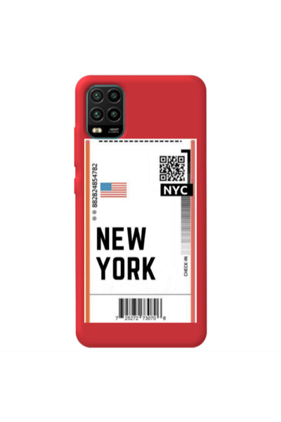 Other Xiaomi Mi 10 Lite New York NYC Red Colored Silicone TPU Θήκη