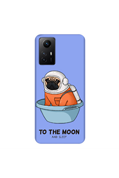 Other Xiaomi Redmi Note 12s To the moon Light Purple Colored Silicone TPU Θήκη