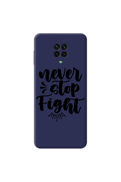 Other Xiaomi Redmi Note 9 Pro Never stop fight Dark blue Colored Silicone TPU...
