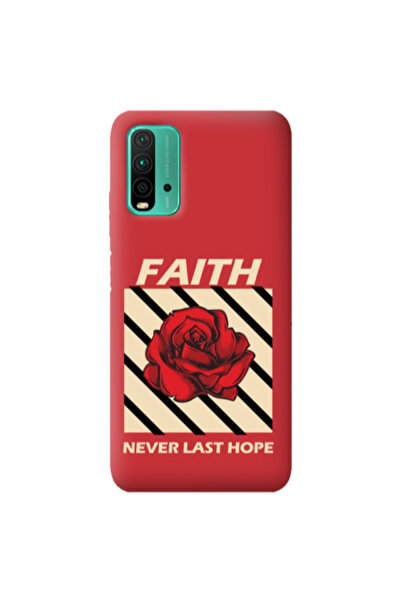 Other Xiaomi Poco M3 Faith Never Last Hope Red Colored Silicone TPU Θήκη