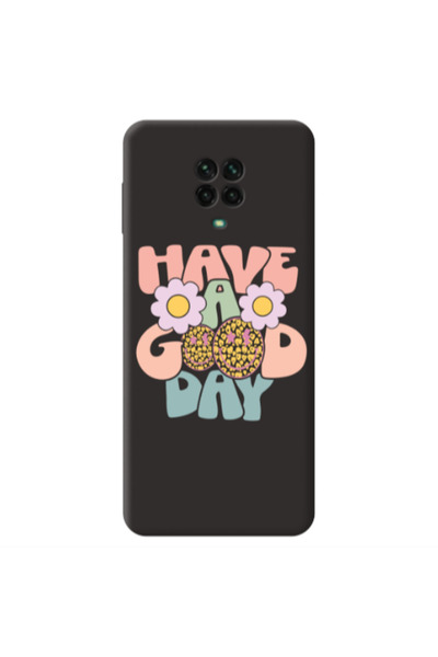 Other Xiaomi Redmi Note 9 Pro Have A Good day Black Colored Silicone TPU Θήκη