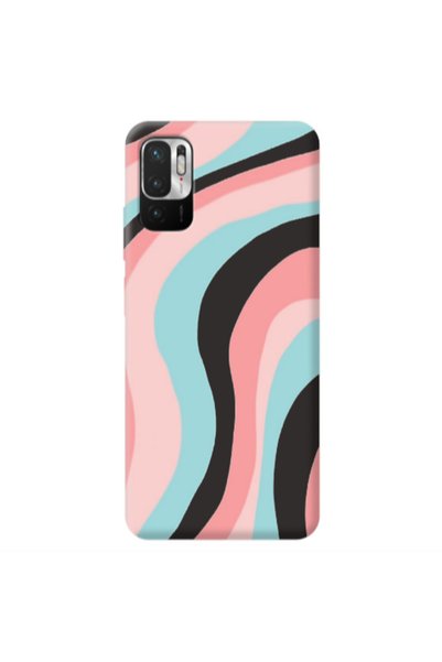 Other Xiaomi Redmi Note 10 Pro 5G Colored lines Black Colored Silicone TPU Θήκη