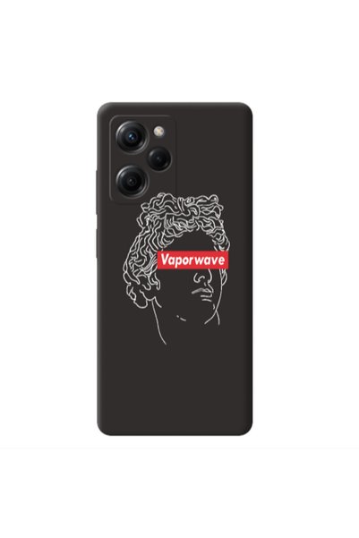 Other Xiaomi Poco X5 Pro Vaporwave Black Colored Silicone TPU Θήκη