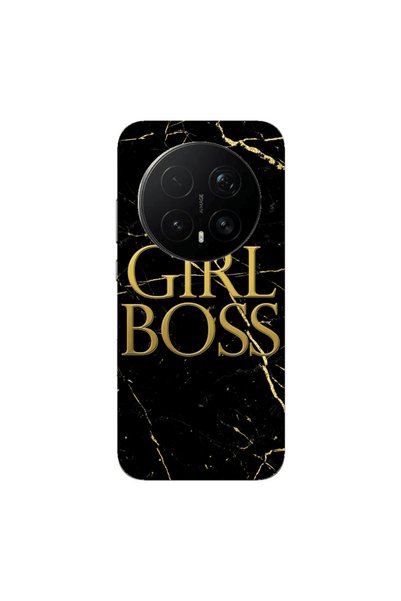 Other Honor Magic 8 Lite Pro Girl boss marble Transparent Silicone TPU Θήκη